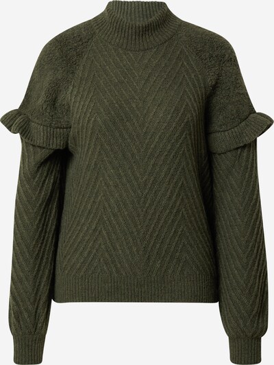 Guido Maria Kretschmer Collection Pullover 'Lewe' in grün, Produktansicht