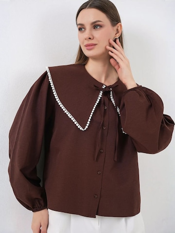 Bigdart Blouse in Brown