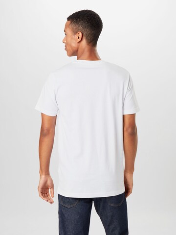 T-Shirt 'Lost Youth Rose' Mister Tee en blanc