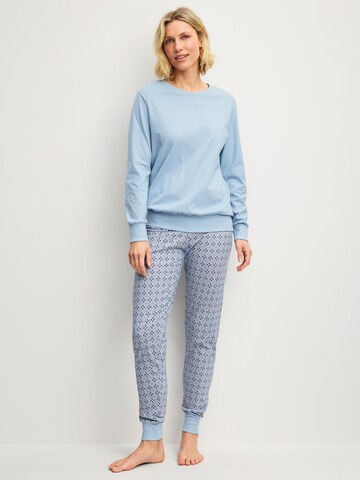 CALIDA Pyjama 'Cotton Special' in Grijs