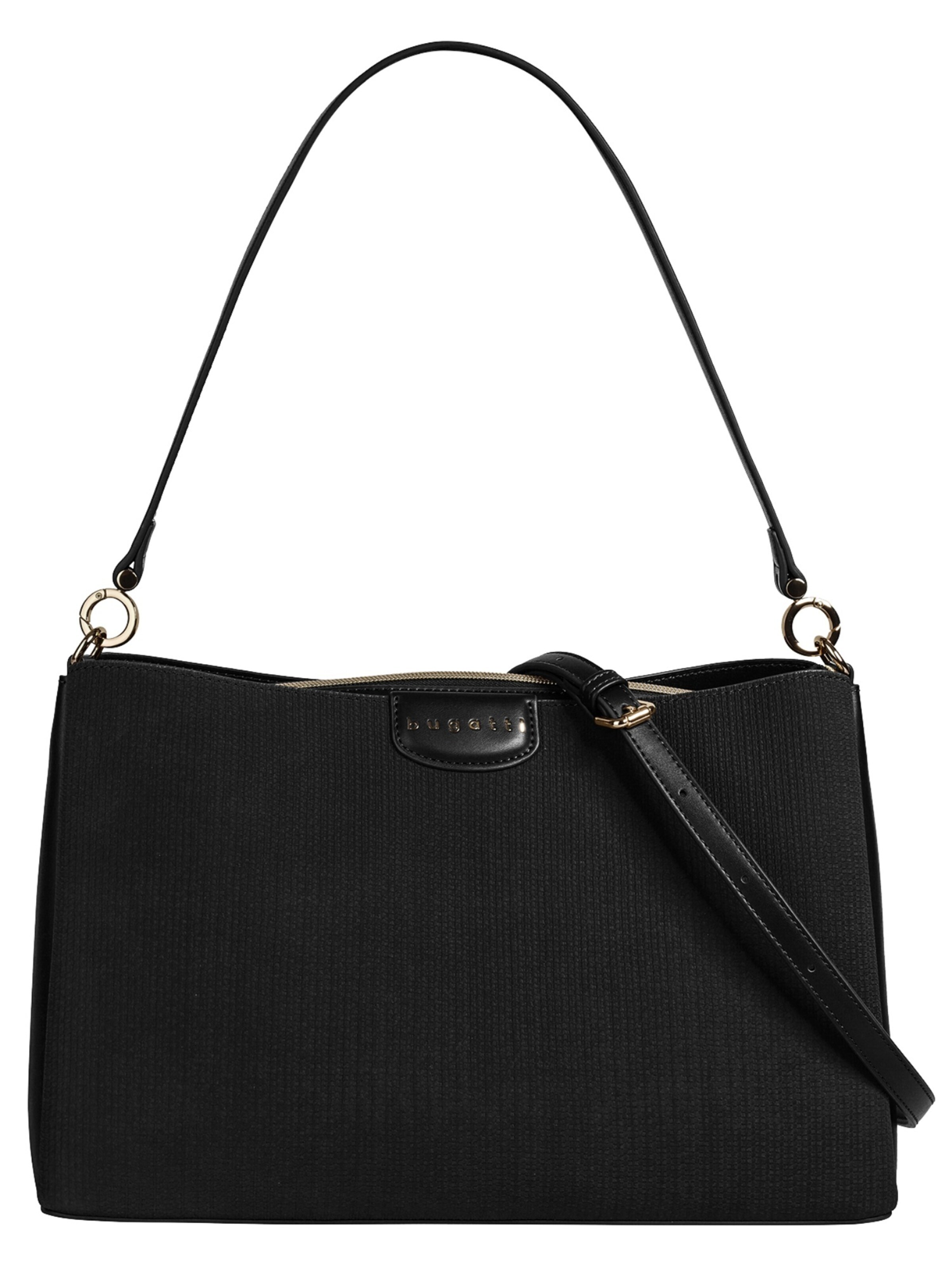 bugatti - Bolso de hombro 'LEAH' en negro: frente
