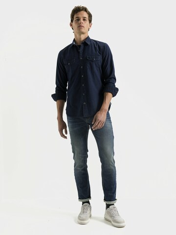 CAMEL ACTIVE Regular fit Button Up Shirt in Blue
