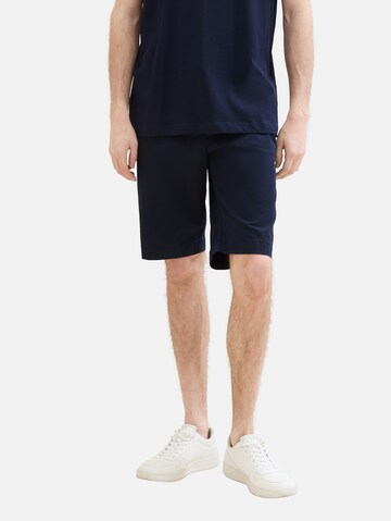 TOM TAILOR Regular Shorts in Blau: predná strana