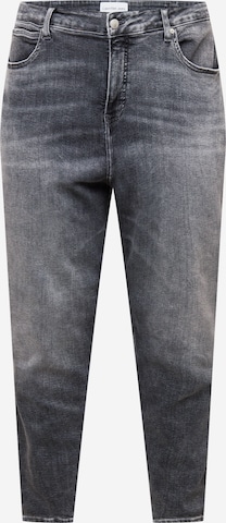 Calvin Klein Jeans Curve Tapered Jeans in Grijs: voorkant