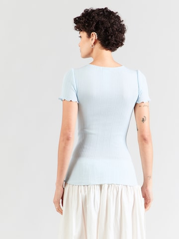 rosemunde - Camisa 'Judy' em azul