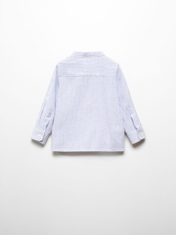 MANGO KIDS Regular fit Button Up Shirt 'CARLOS' in Blue