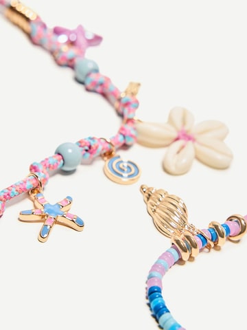Bershka Kette in Pink