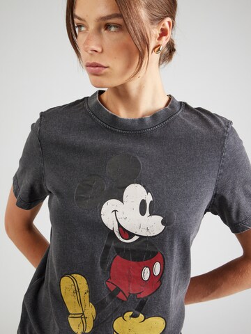 ONLY T-Shirt 'ONLMICKEY MINNIE' in Grau