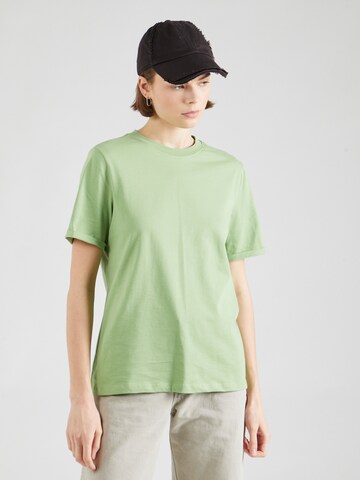 PIECES Shirt 'RIA' in Green: front