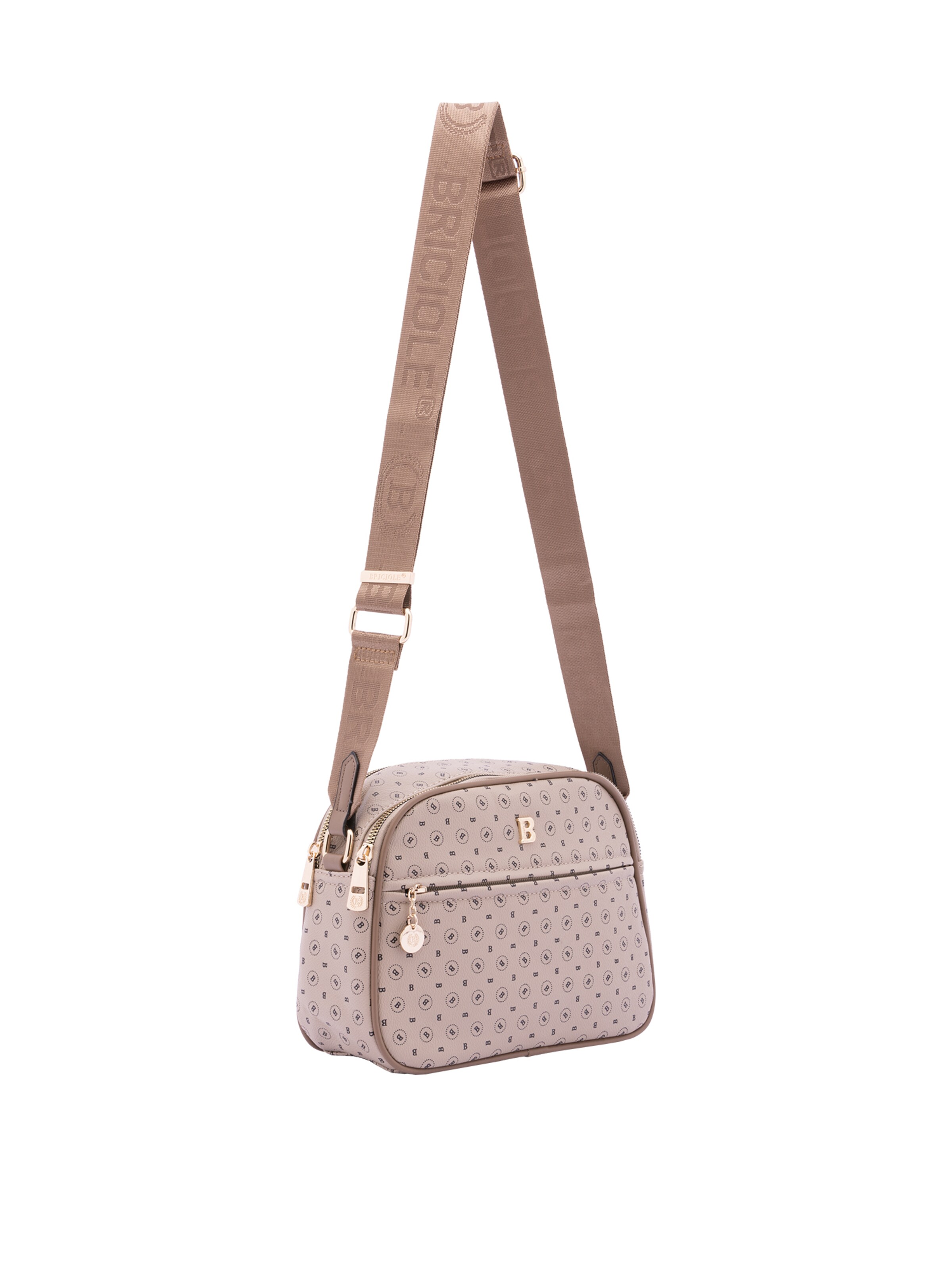 Briciole Crossbody bag in Brown: front