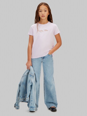 T-Shirt Calvin Klein Jeans en violet
