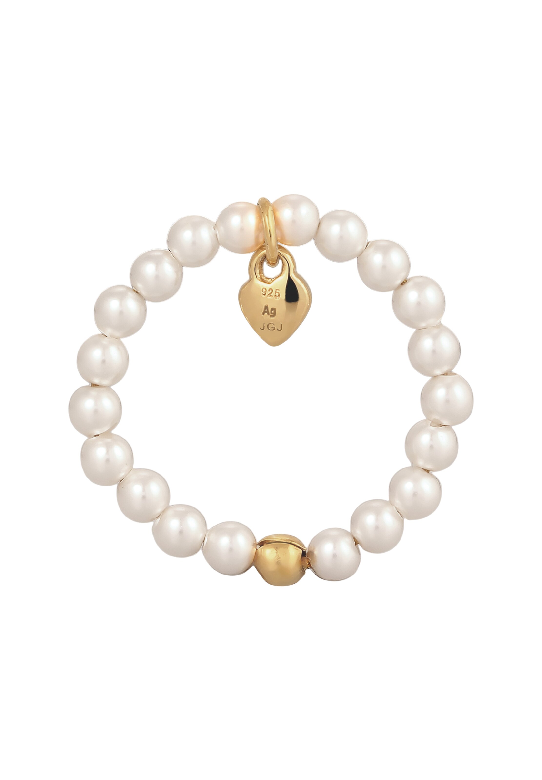 ELLI Ring 'Herz' in Gold