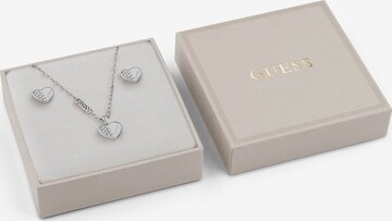 GUESS Schmuckset 'Lovely Guess' in Silber: predná strana