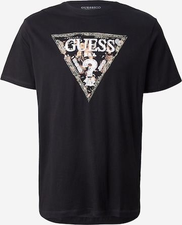 GUESS - Camisa em preto: frente