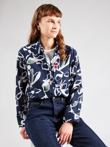 TOM TAILOR Bluse i blå: forside