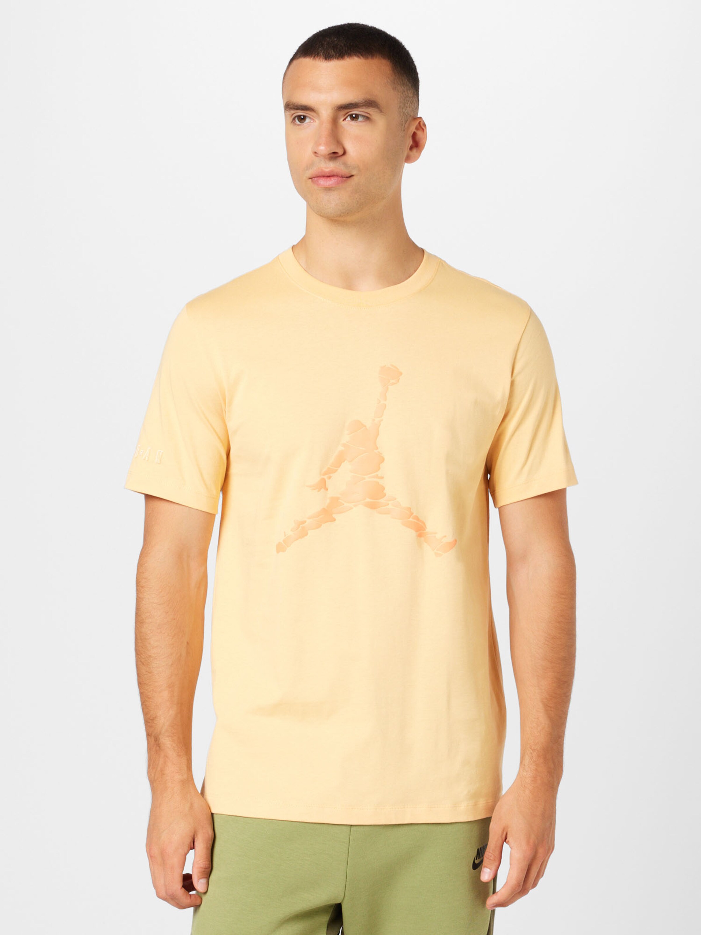 gold jordan shirt