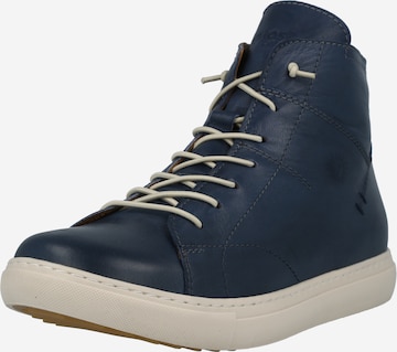 COSMOS COMFORT High-Top Sneakers in Blue: front