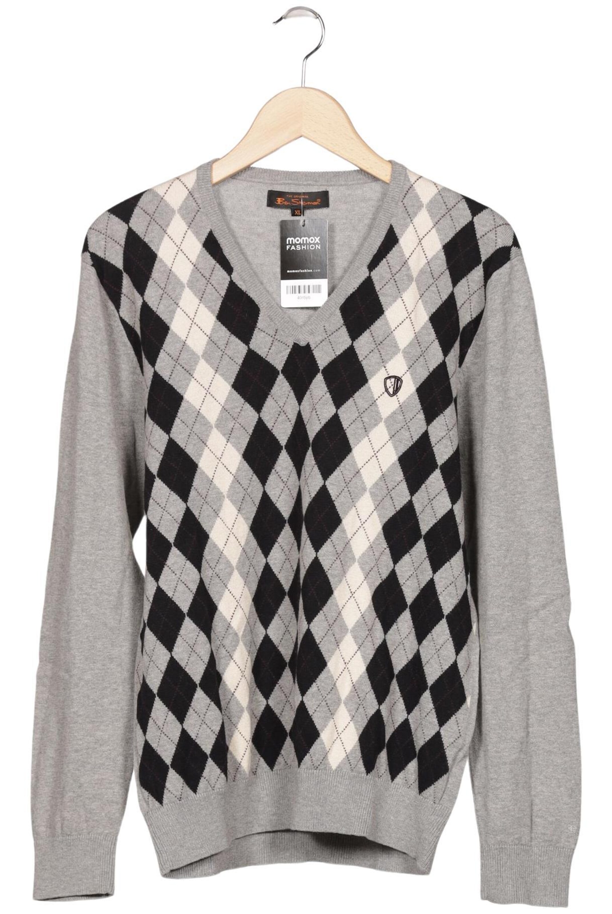 Ben Sherman Pullover XL in Grau: Vorderseite