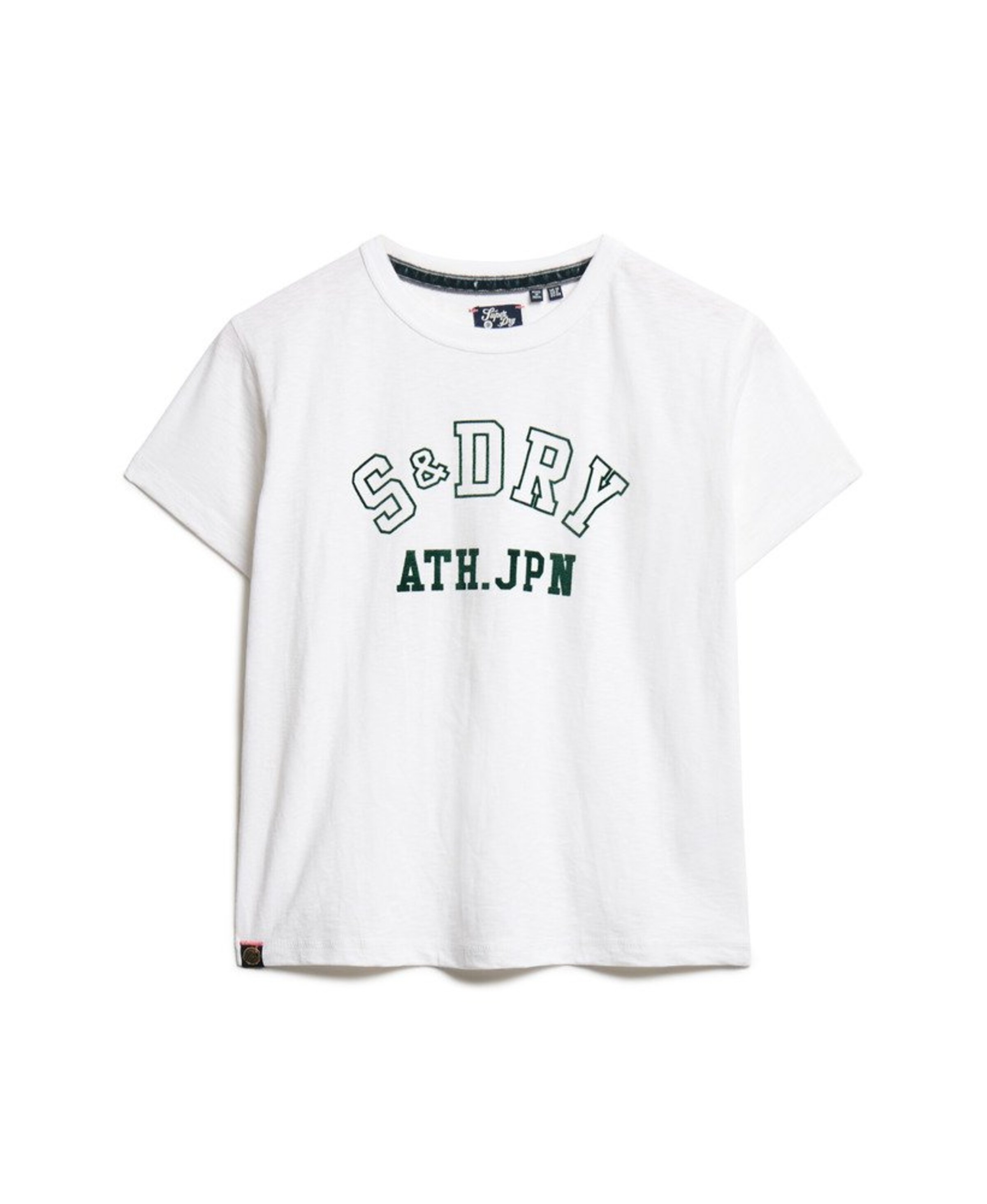 T-shirt Superdry en beige : devant