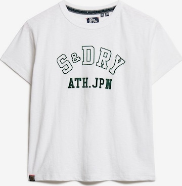 T-shirt Superdry en beige : devant