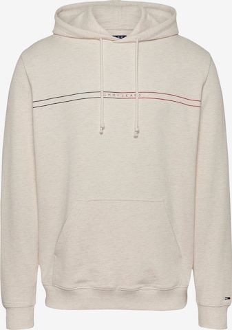 Tommy Jeans Sweatshirt in Beige: front