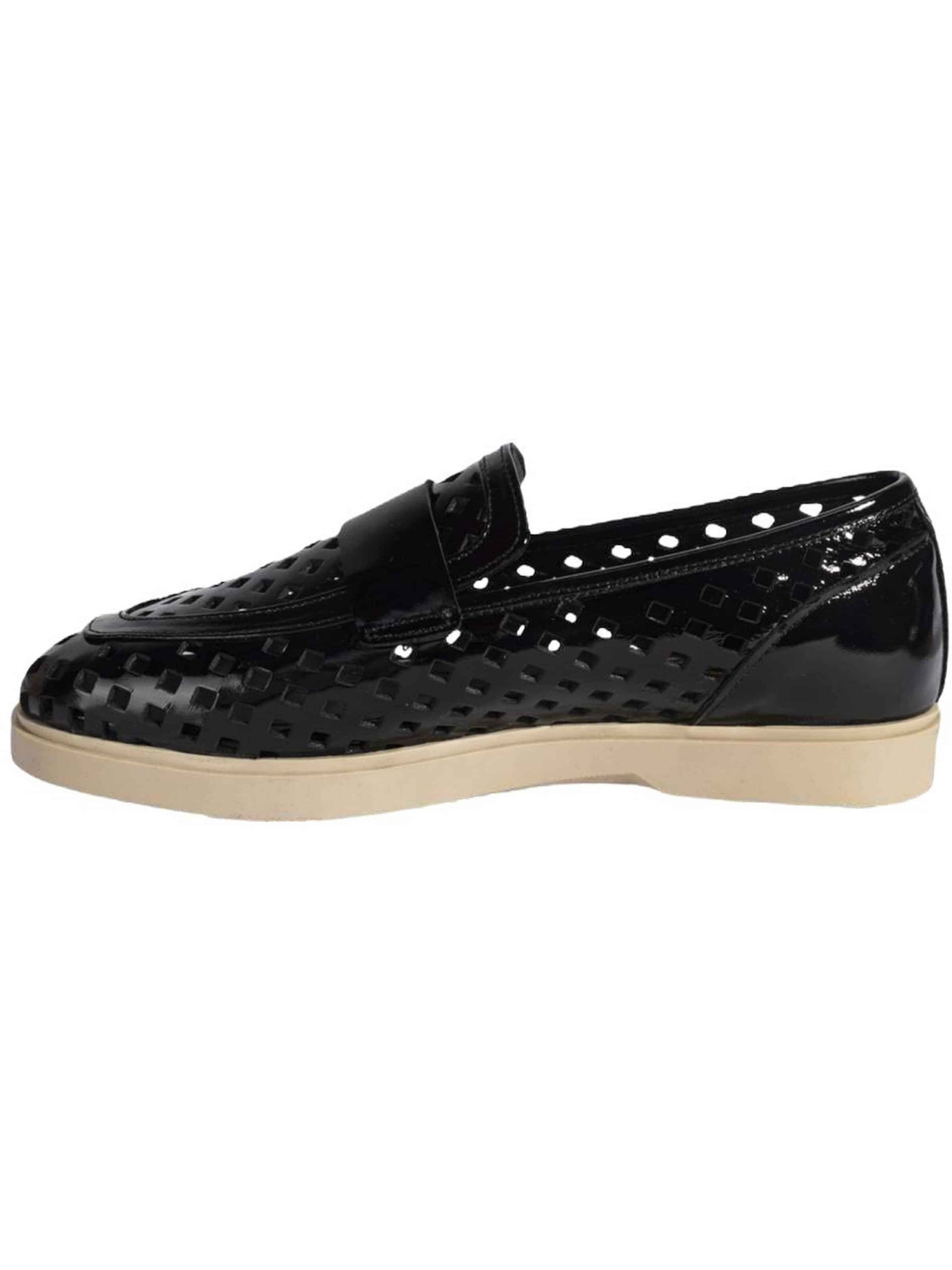 Desa Moccasins 'Slip-Ons' in Black