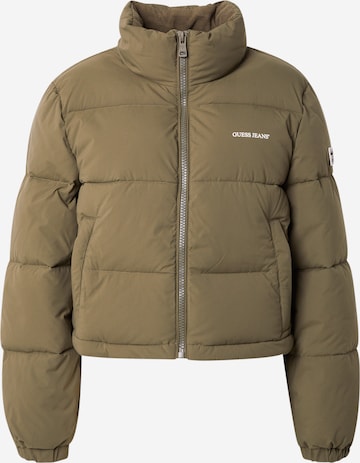 GUESS JEANS Jacke in Grün: Vorderseite