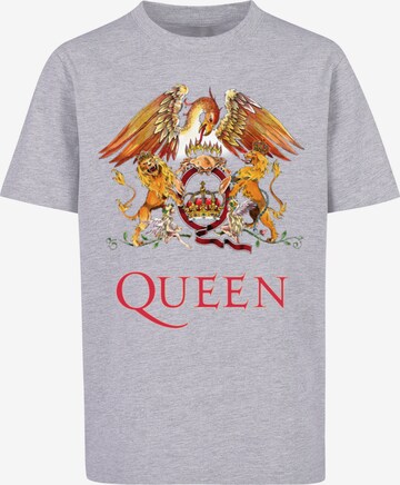 F4NT4STIC Shirt 'Queen' in Grijs: voorkant