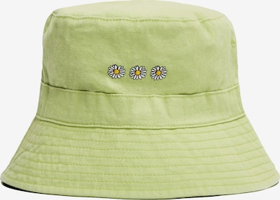 Bershka Hat i gul / lysegrøn / sort / naturhvid, Produktvisning