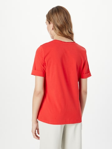 TAIFUN T-shirt i röd