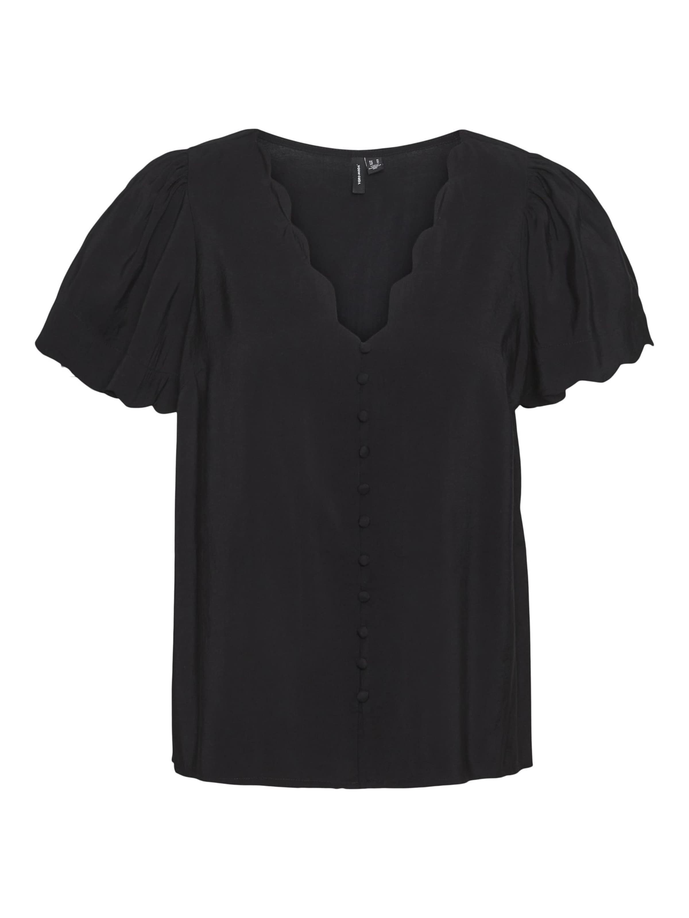 VERO MODA Blouse 'IDUN' in Zwart: voorkant