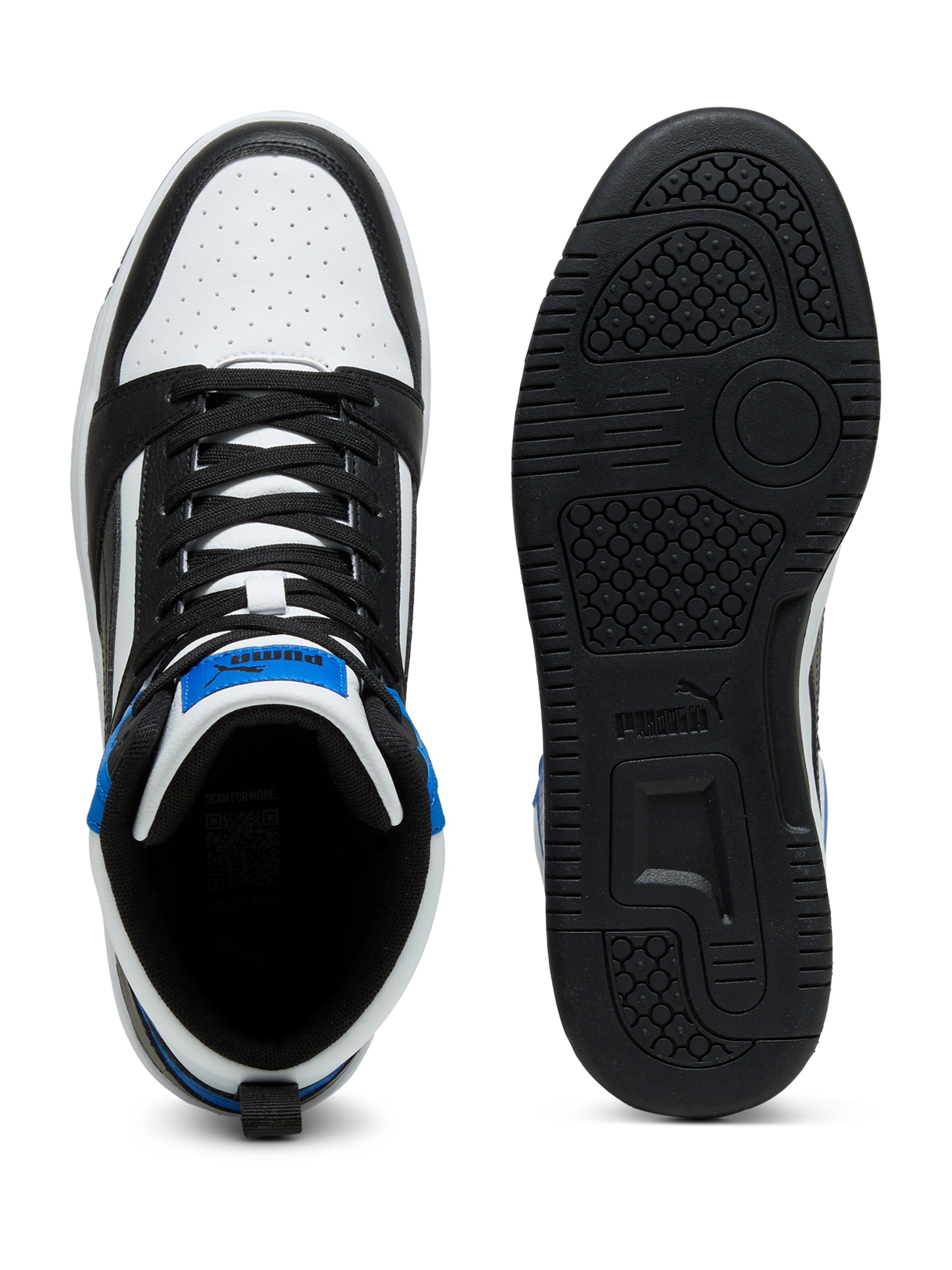 PUMA Σνίκερ ψηλό 'Rebound V6' σε μαύρο