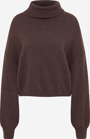 Pull-over RISA en marron : devant