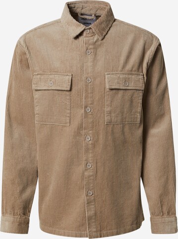 DAN FOX APPAREL - Chaqueta de entretiempo 'Leif' en beige: frente