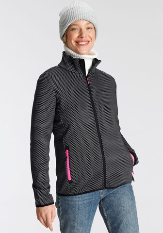 CMP Funktionsfleecejacke in Schwarz