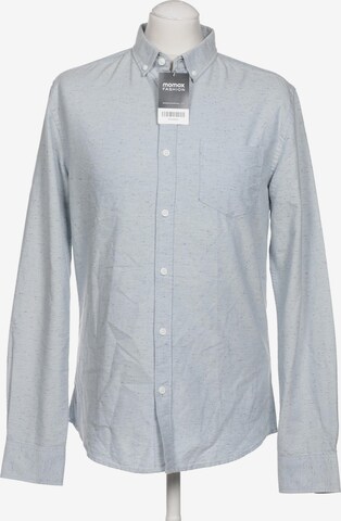 Only & Sons Button Up Shirt in M in Blue: front