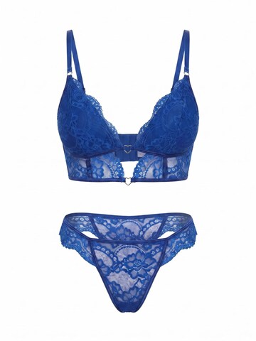 Cupshe Bustier Wäsche-Sets‌‌‌‌‌‌‌‌‌‌ in Blau: Vorderseite