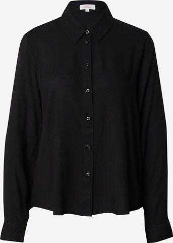 Camicia da donna di s.Oliver in nero: frontale