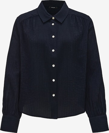 OPUS Blouse 'Freina' in Blauw: voorkant