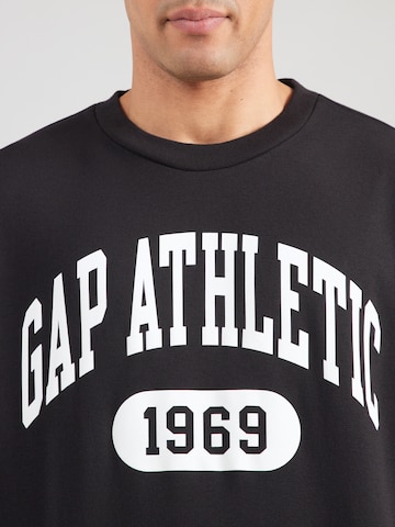 GAP Sweatshirt 'ATHLETIC' in Schwarz
