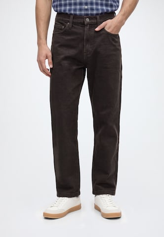 Baggy Jean HOLLISTER en marron : devant