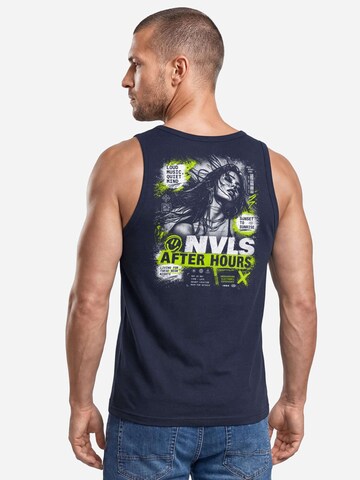 Neverless Shirt 'NVLS After Hours' in Blue