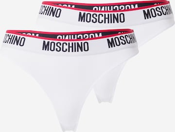 String di MOSCHINO in bianco: frontale