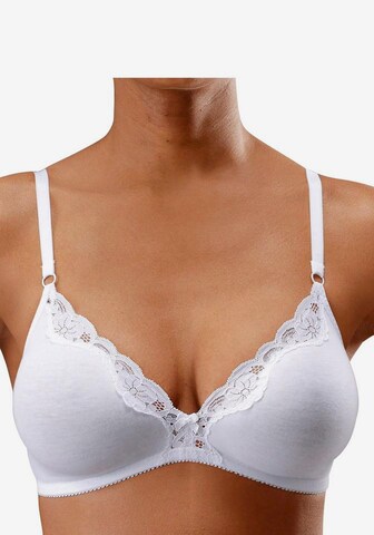 PETITE FLEUR T-shirt Bra in Grey: front