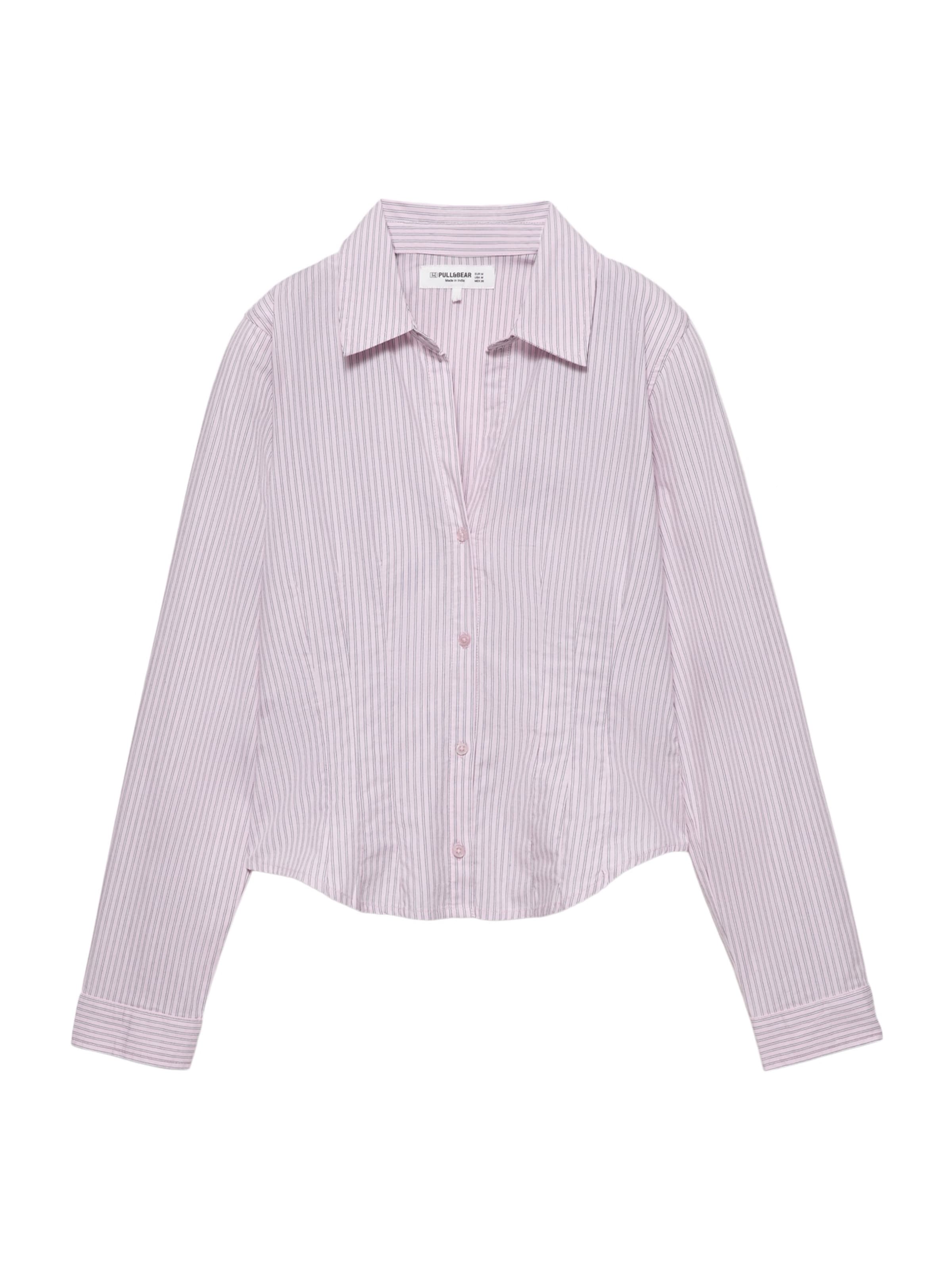 Chemisier Pull&Bear en rose : devant