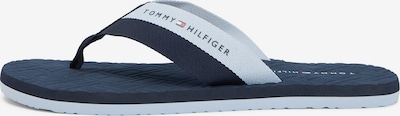 TOMMY HILFIGER Japanke veličine 40 u pastelno plava / tamno plava, Pregled proizvoda