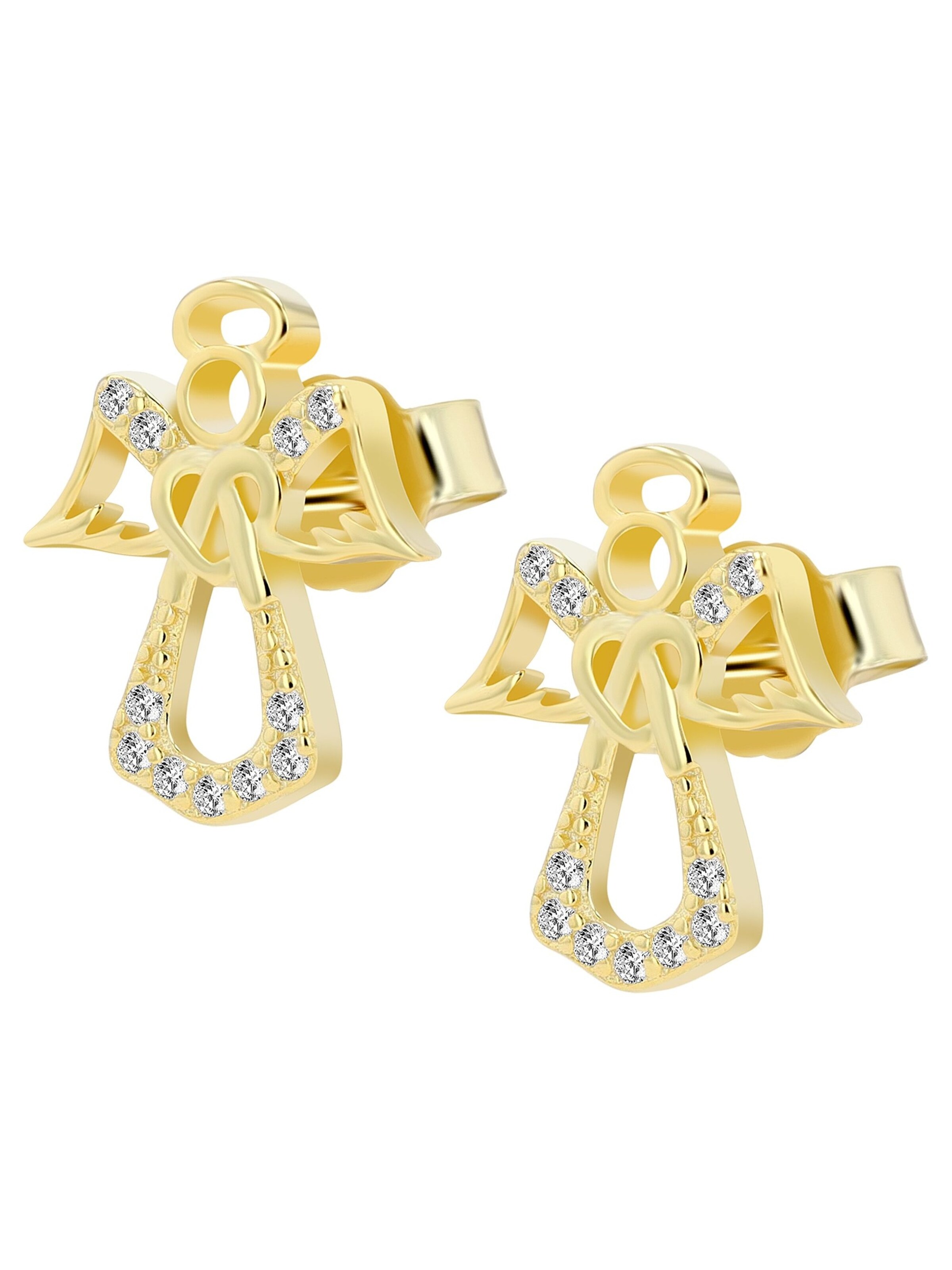 Akzent Ohrringe 'Naiara, 925 Sterlingsilber, langlebig'‌‌‌‌‌‌‌ in Gold