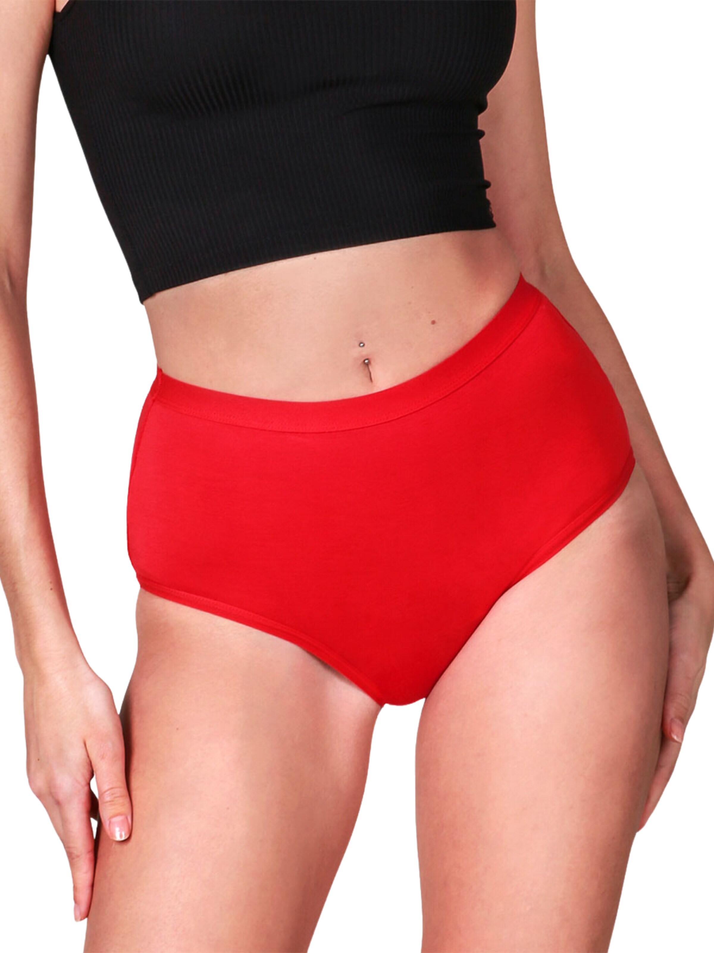 Taynie Panty 'Comfort Bamboo ultra' in Red: front