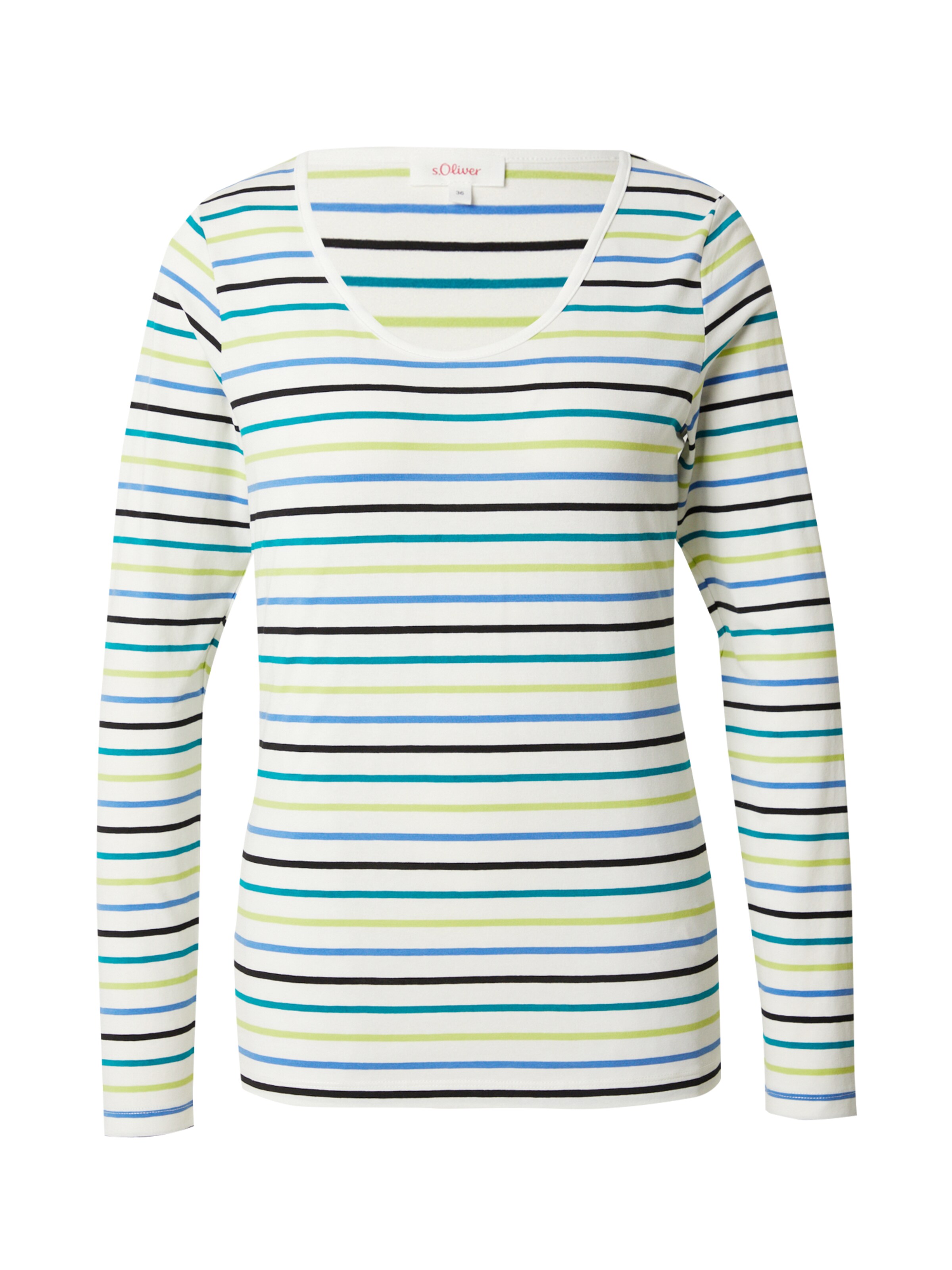 s.Oliver Shirt in XS in de kleur Blauw / Groen / Petrol / Wit, Productweergave