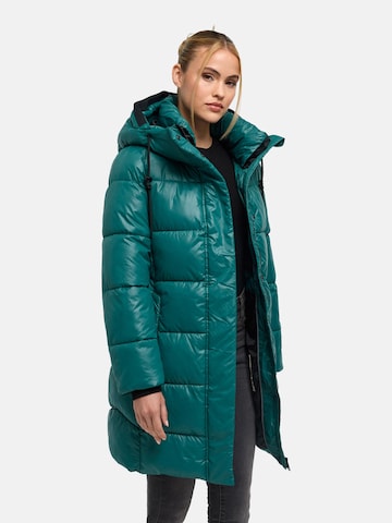 Manteau d’hiver 'Yumee XVI' MARIKOO en vert : devant